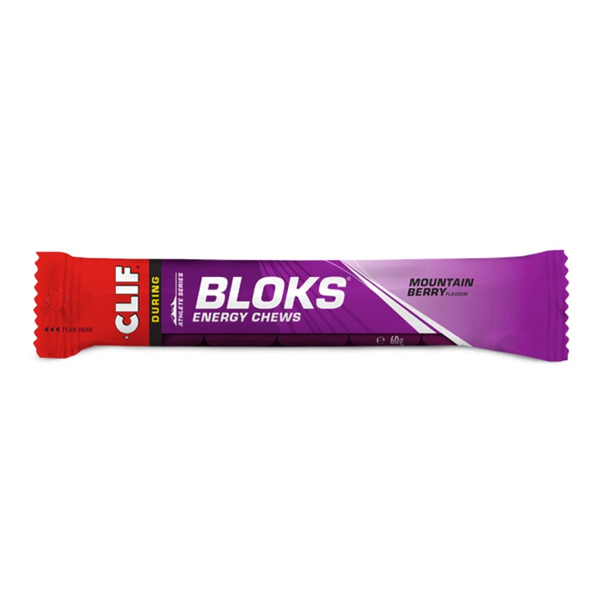 Clif Chews Mountain Berry Clif Bloks - 60g Energy Chews XMiles