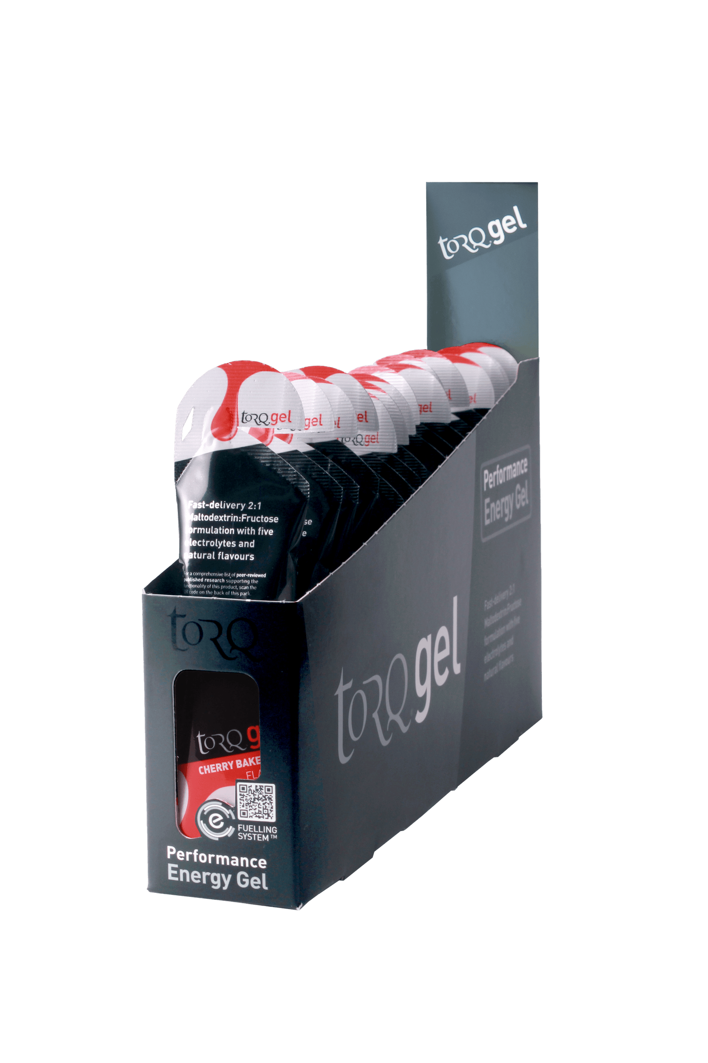 Torq Gels Box of 15 / Cherry Bakewell TORQ Energy Gel XMiles