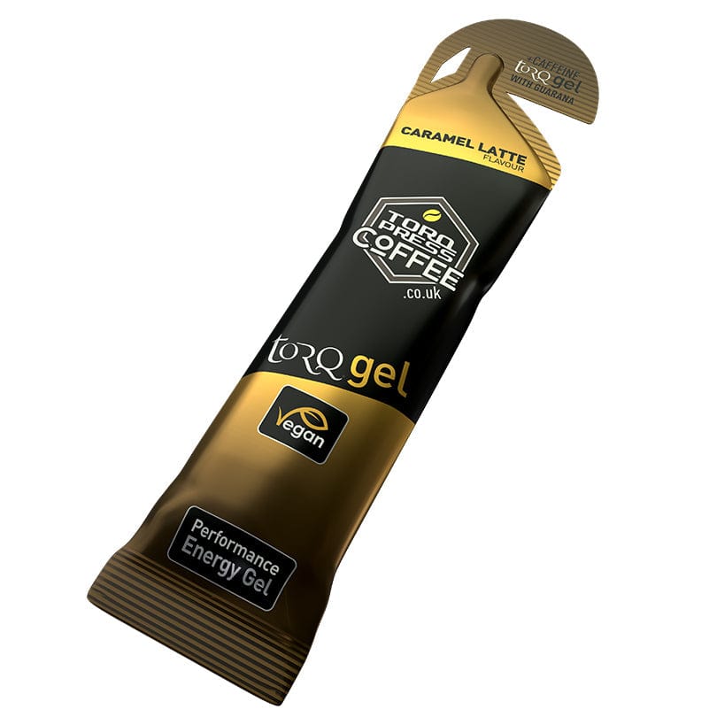 Torq Gels Caramel Latte TORQ Energy Gel with Guarana (Caffeinated) - 45g Gel XMiles