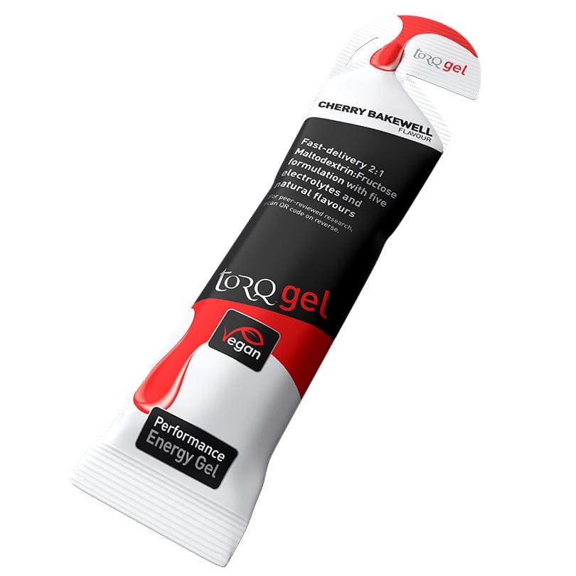 Torq Gels Cherry Bakewell TORQ Energy Gel - 45g Gel XMiles