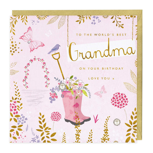 World's Best Grandma Birthday Card