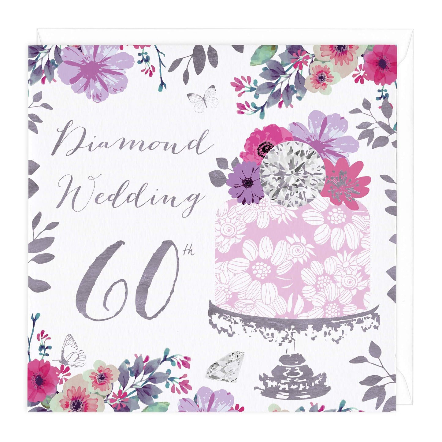 Diamond Wedding Anniversary Card