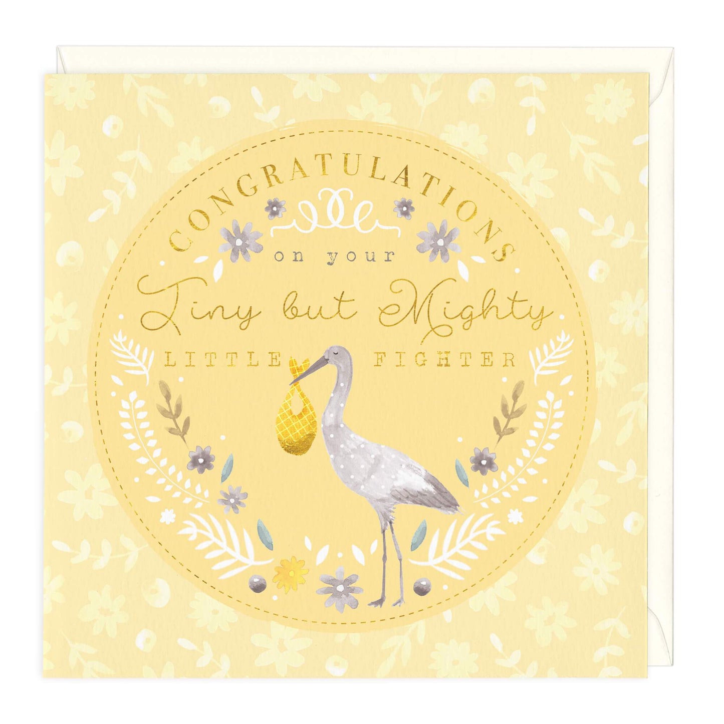 Tiny But Mighty New Baby Card