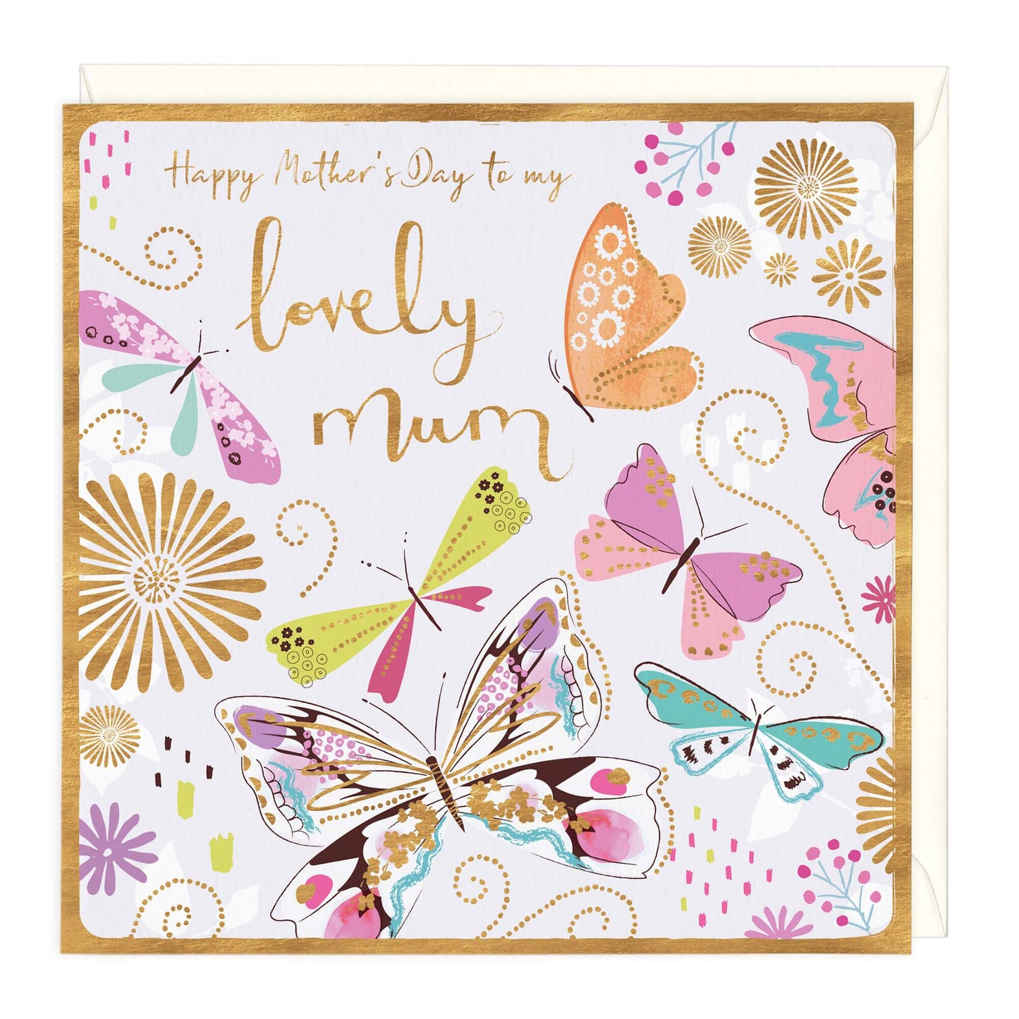 Happy Mothers Day Lovely Mum Card