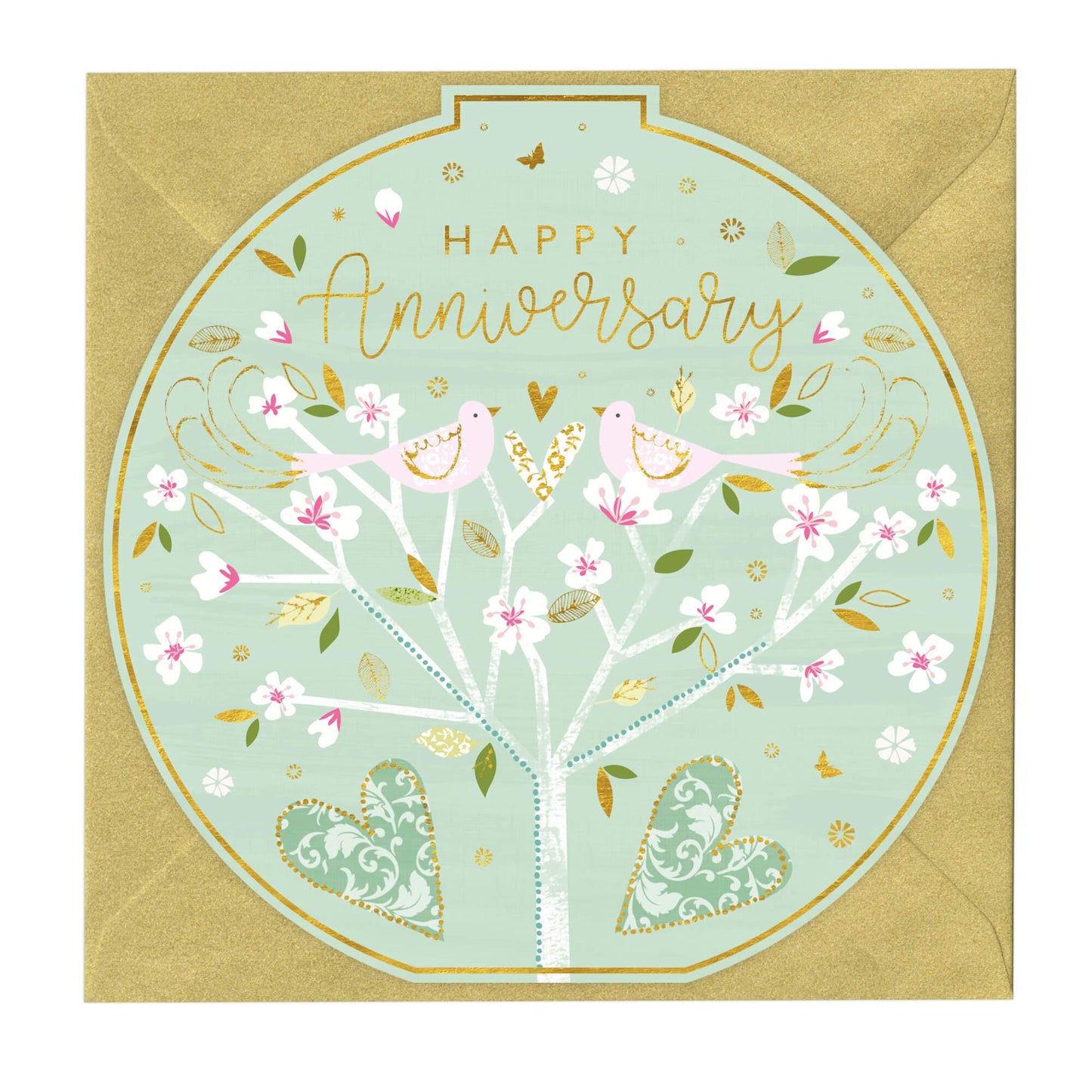 Happy Anniversary Round Card