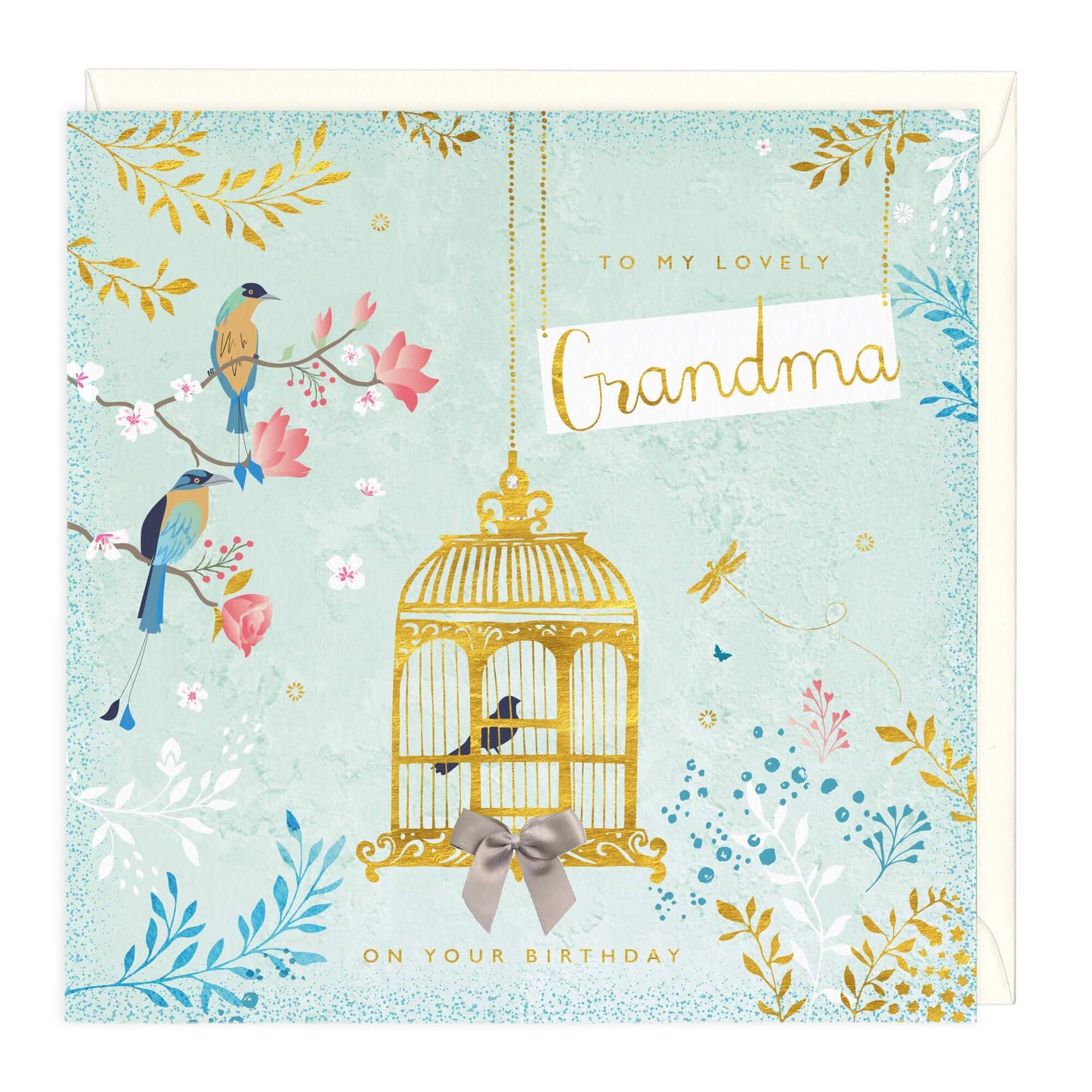 To My Lovely Grandma Birthday Card