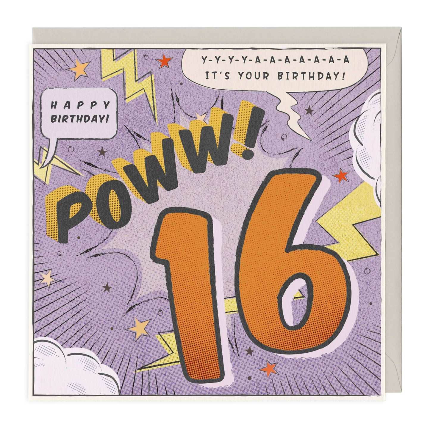 16 Poww! Birthday Card