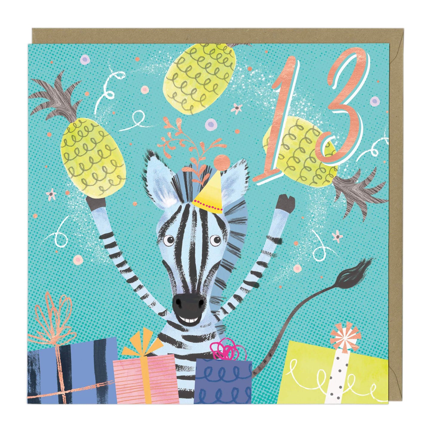 13 Today Zebra Card