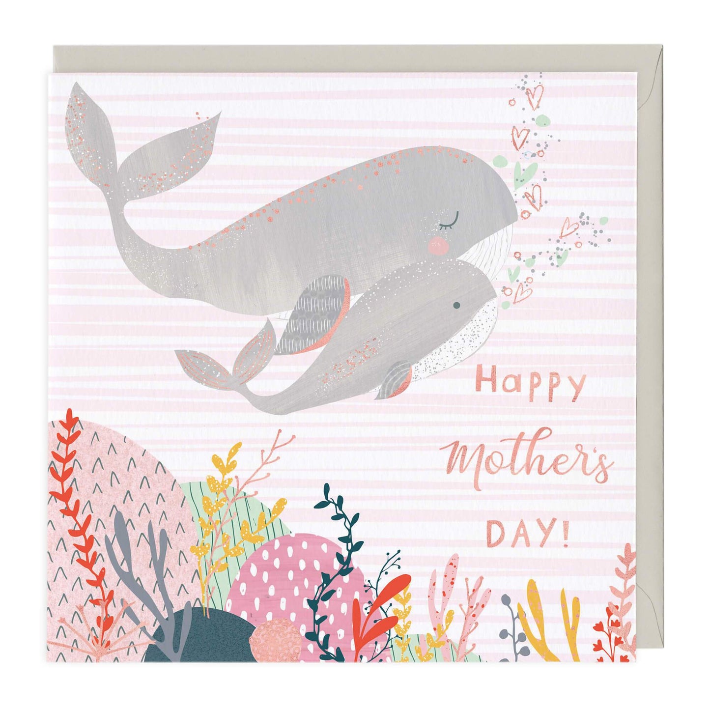 Happy Mother's Day Whales Card