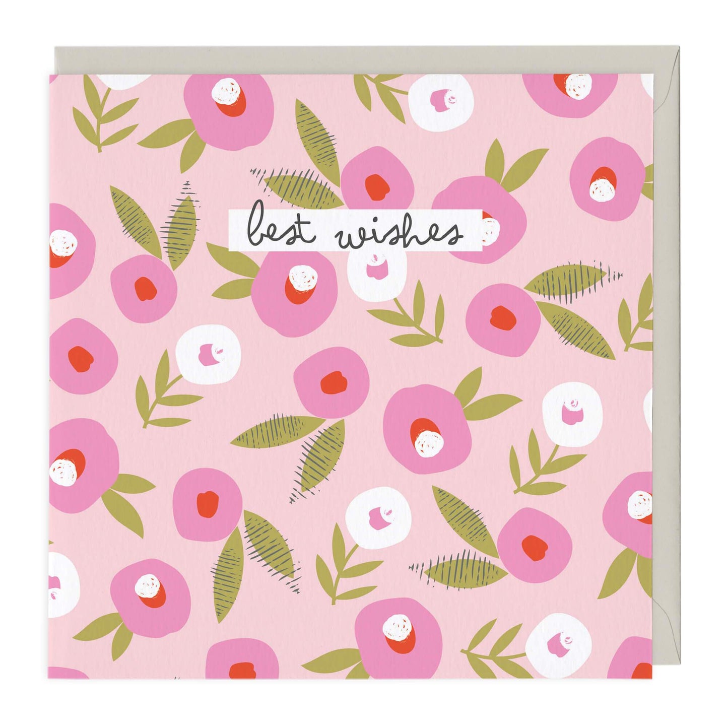 Best Wishes Blossom Dot Card