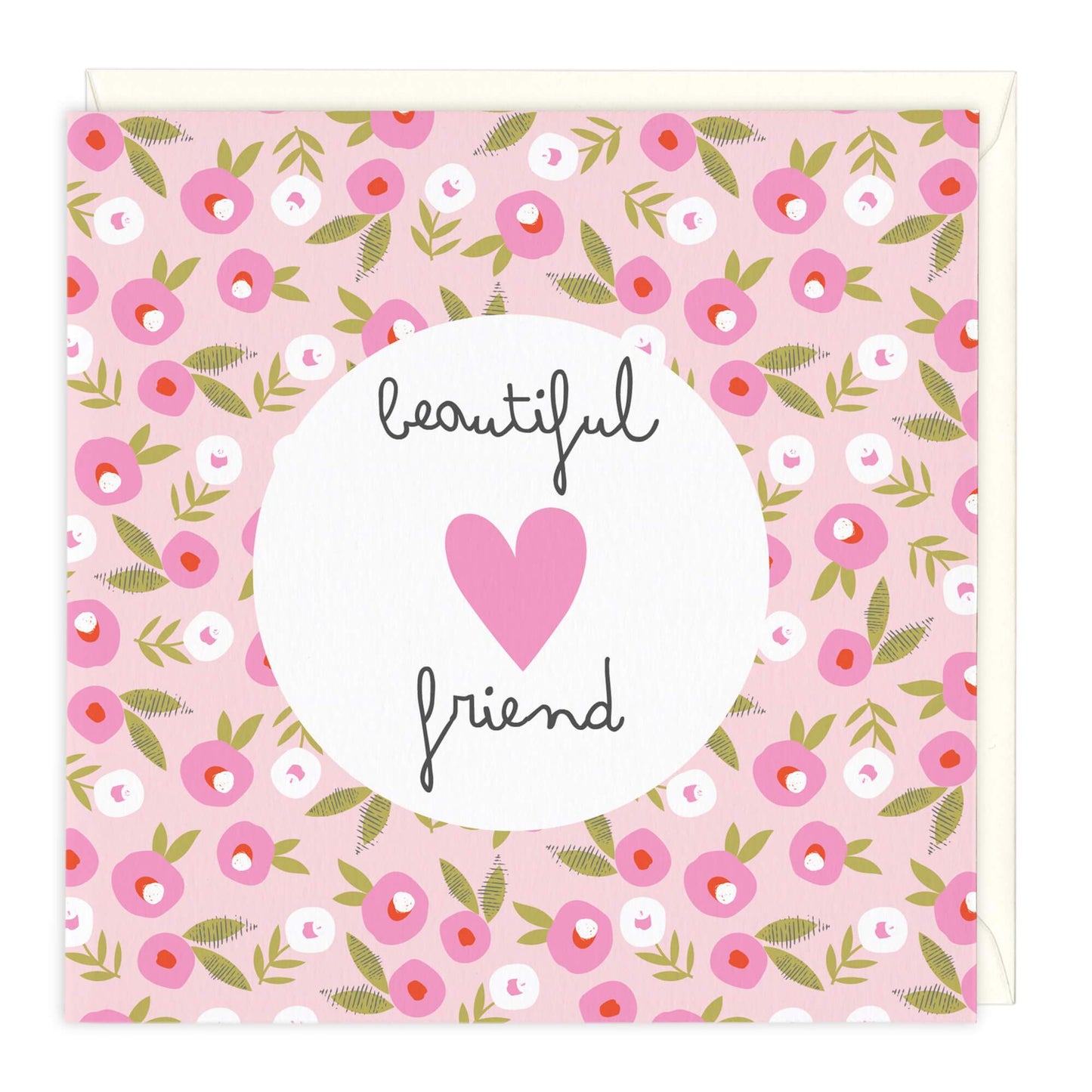 Beautiful Friend Floral Card