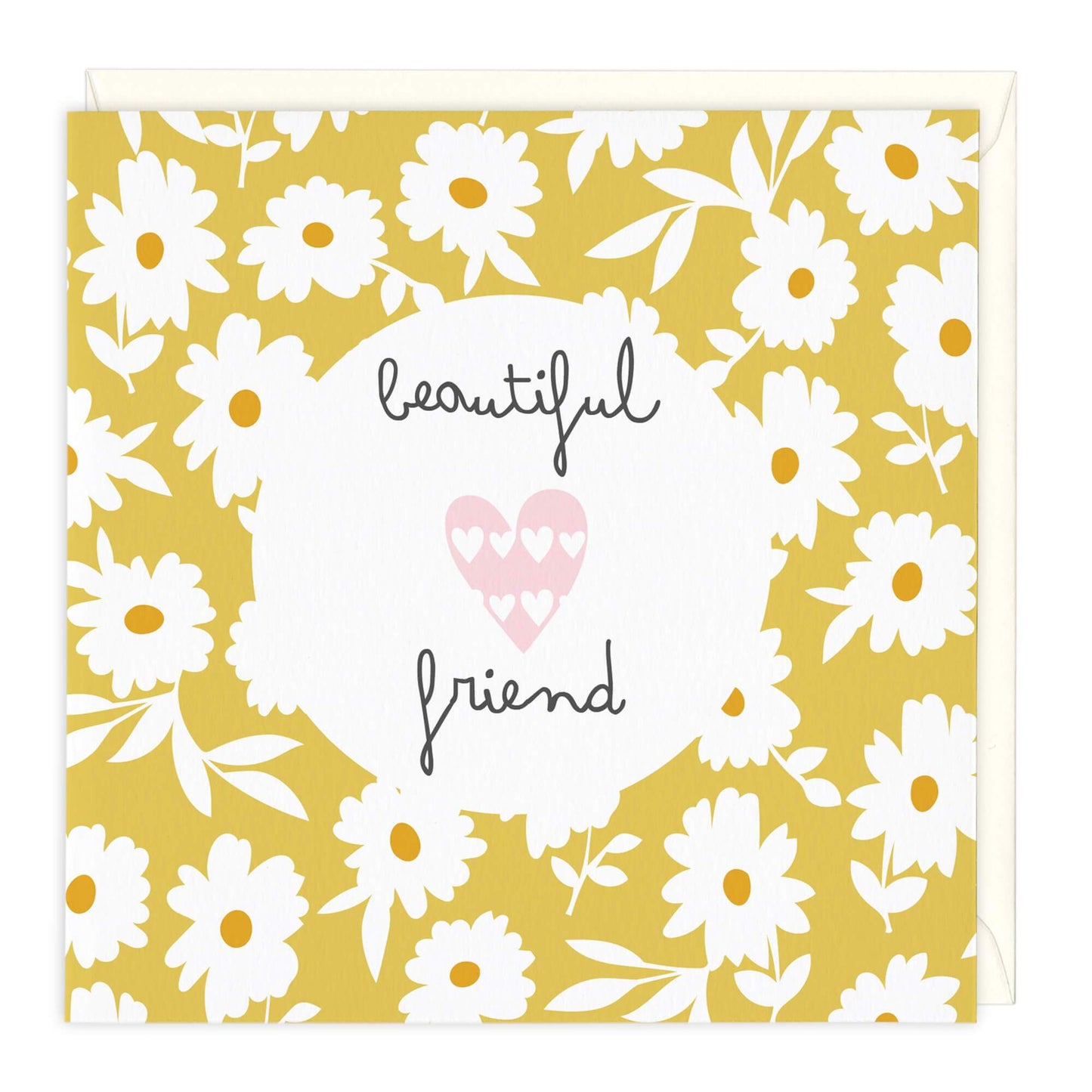 Beautiful Friend Yellow Daisies Card