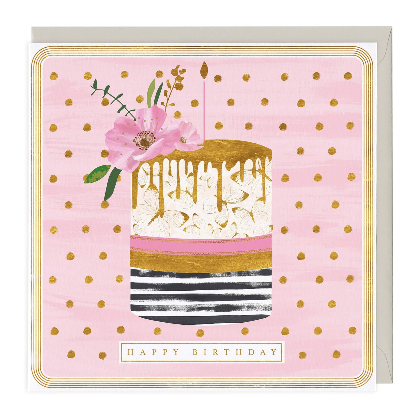 Layered Cake Birthday Card