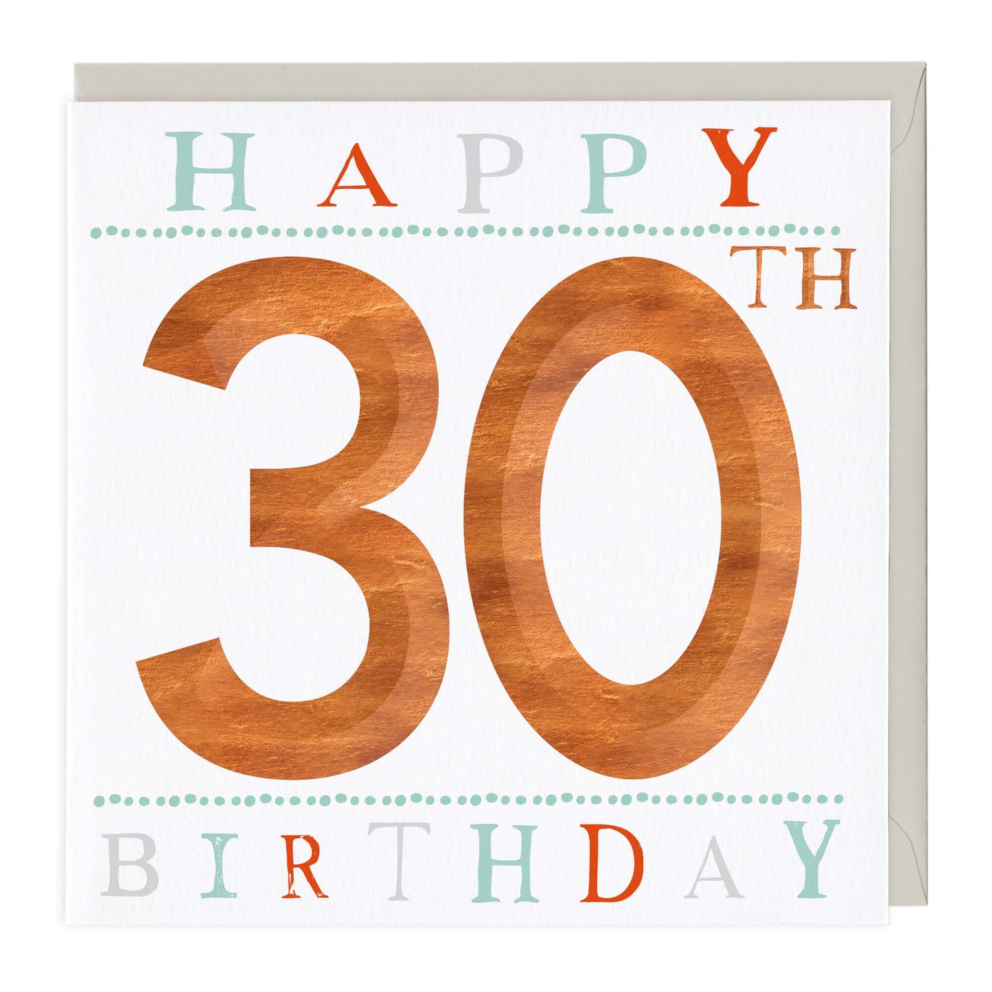 30th Birthday 3D Card