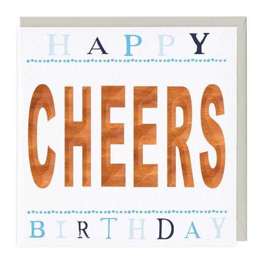 Happy Birthday Cheers 3D Card