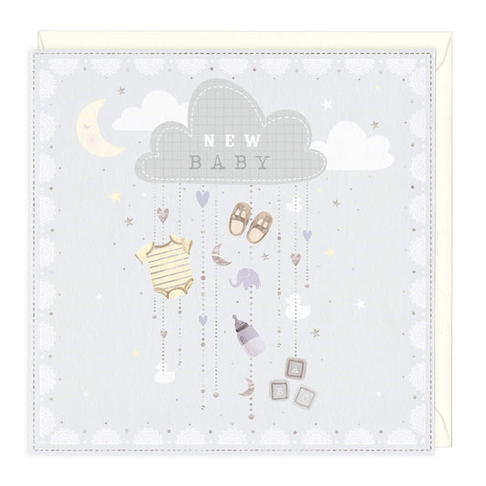 Cloud Mobile New Baby Card