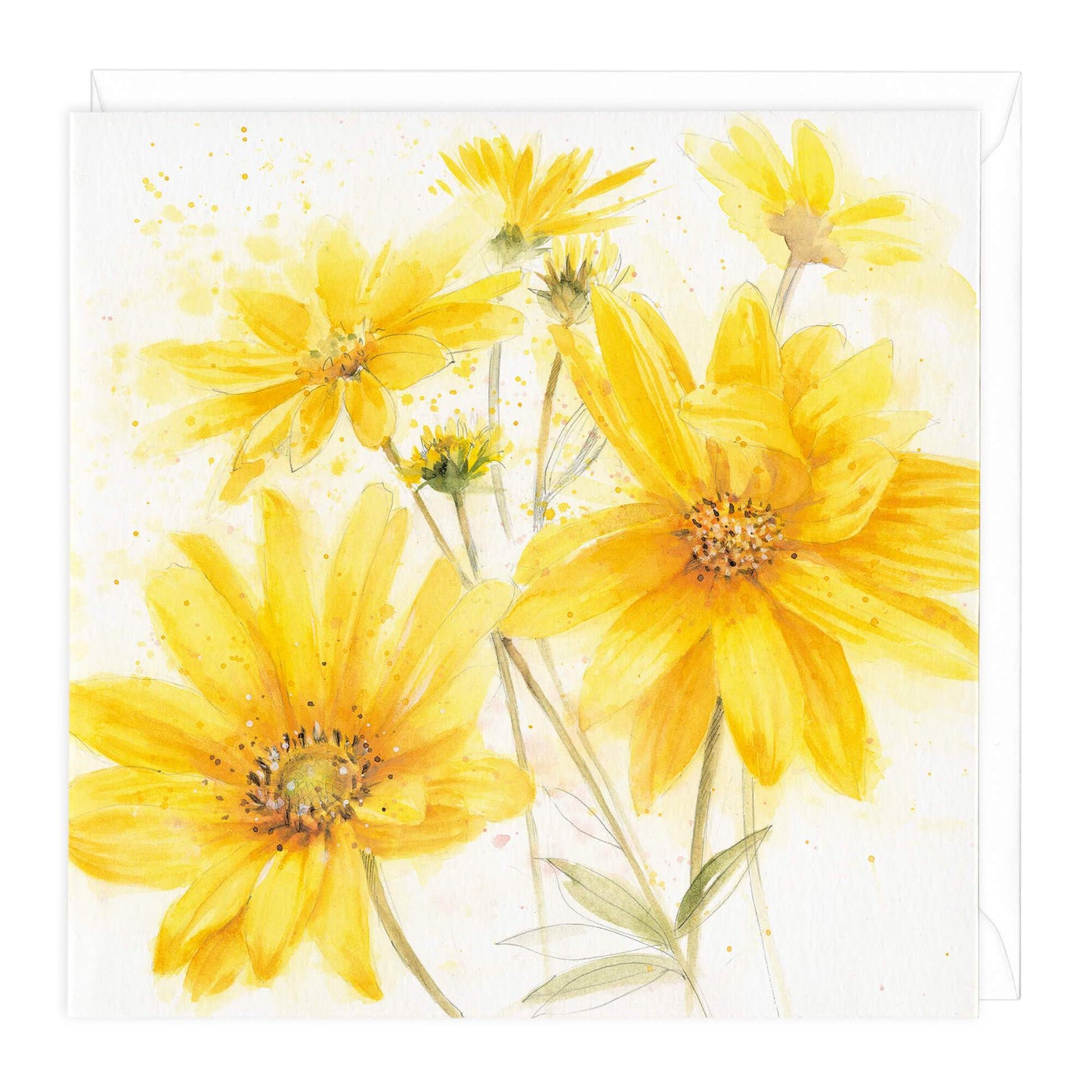 Helianthus Floral Card