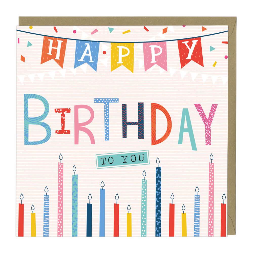 Celebration Happy Birthday Card