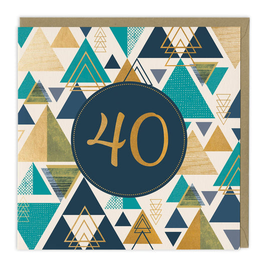 40th Birthday Card For Him