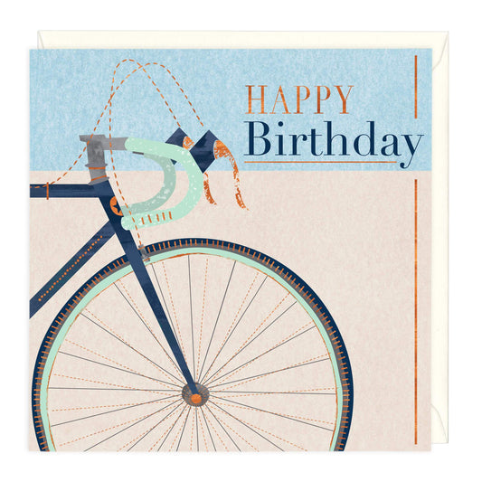 Happy Birthday Bicycle Card