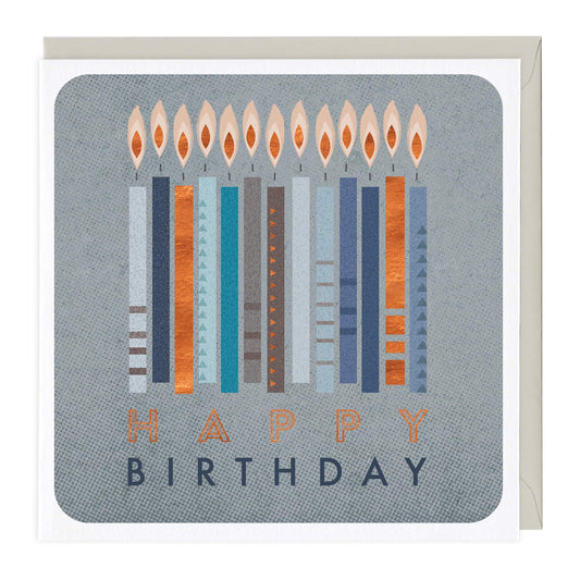 Happy Birthday Candles Card