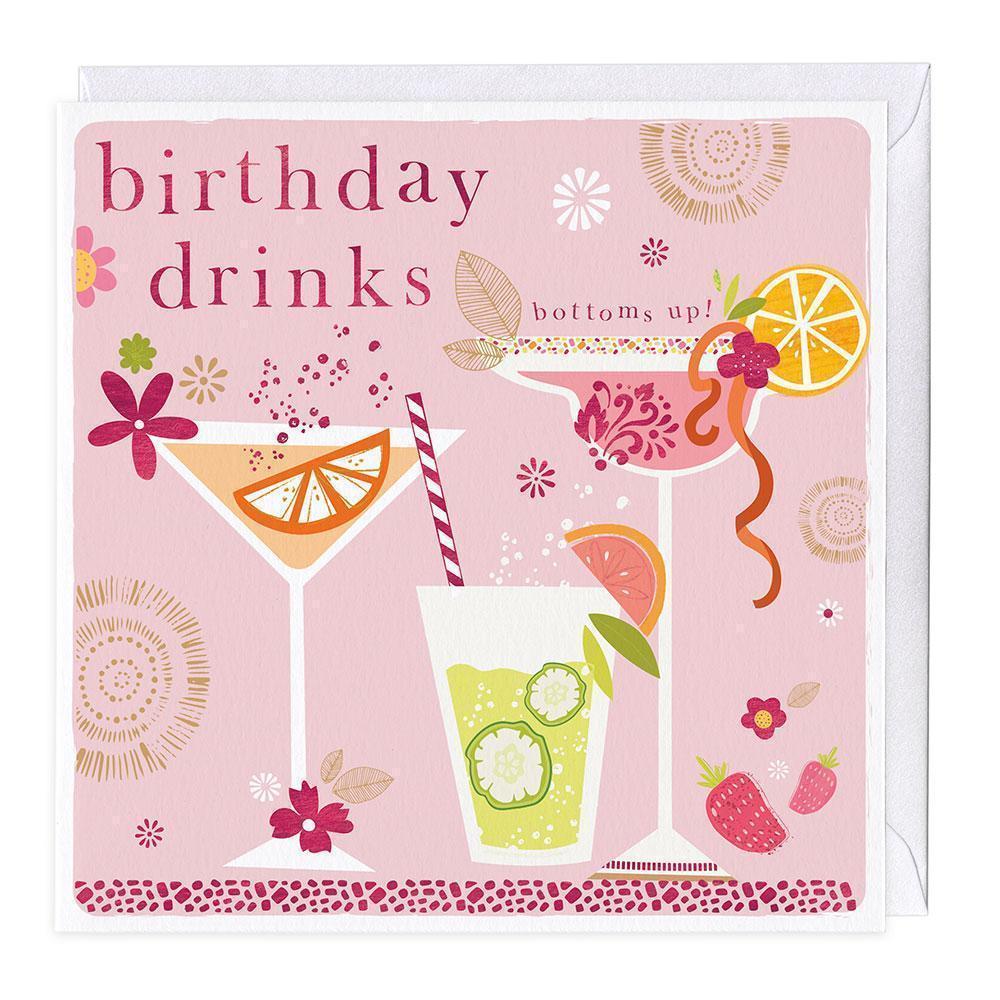 Birthday Drinks Card