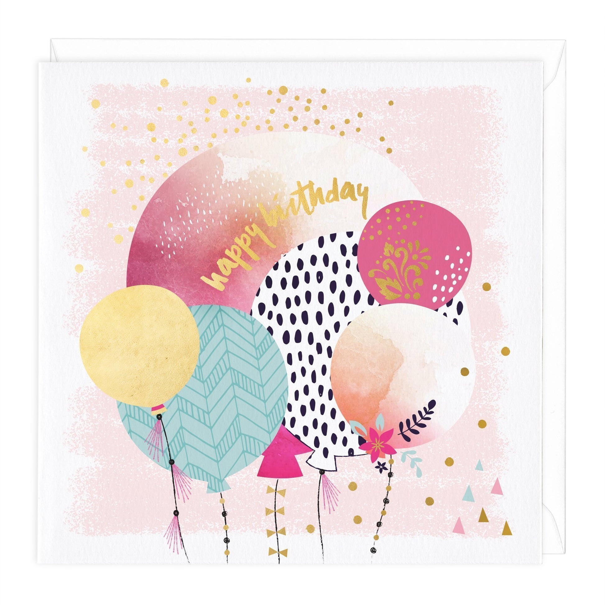 Balloons Birthday Card