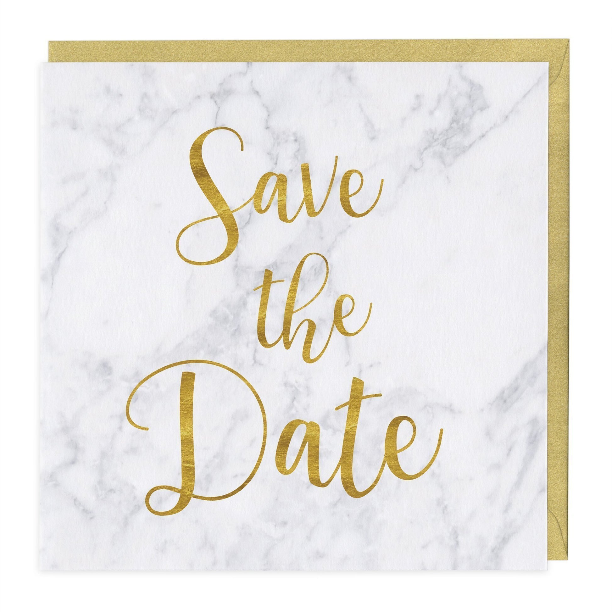 Marble Save The Date Card