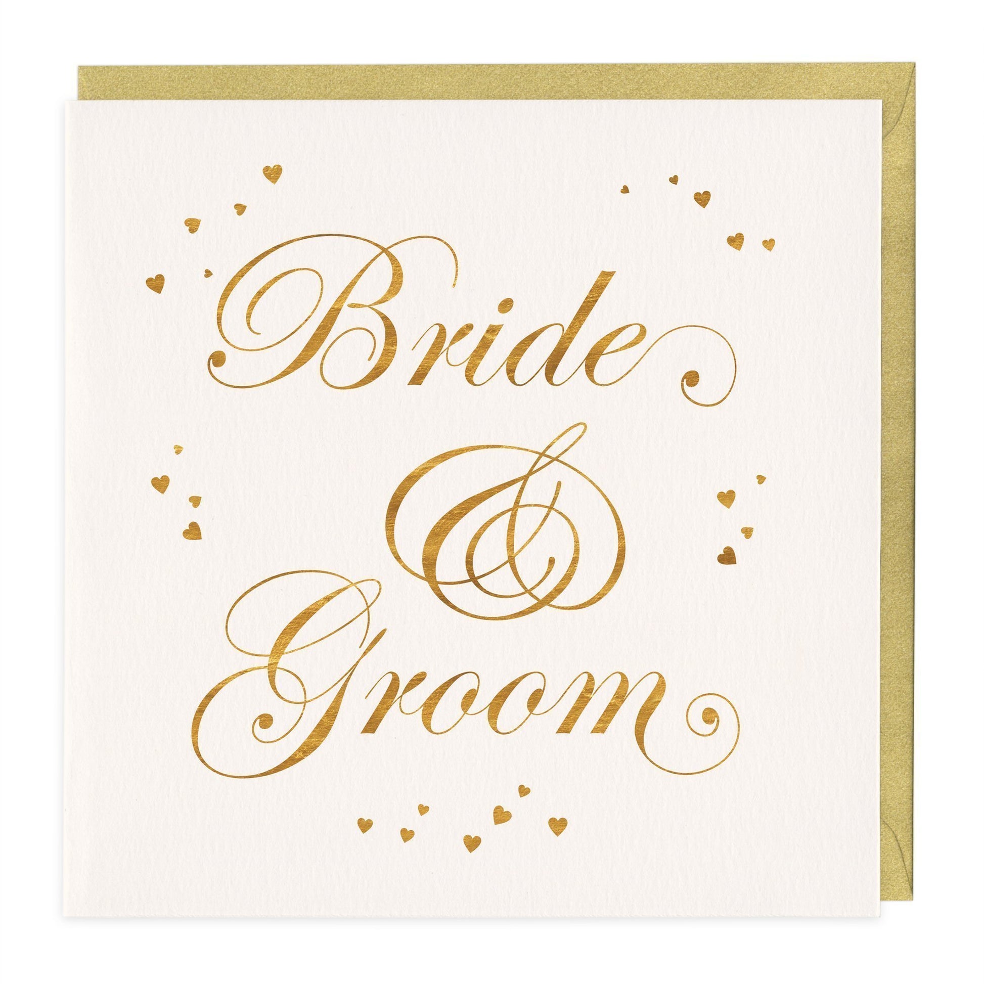 Bride And Groom Wedding Card