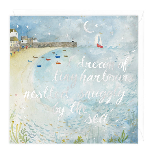 Dream Of Tiny Harbours Art Card