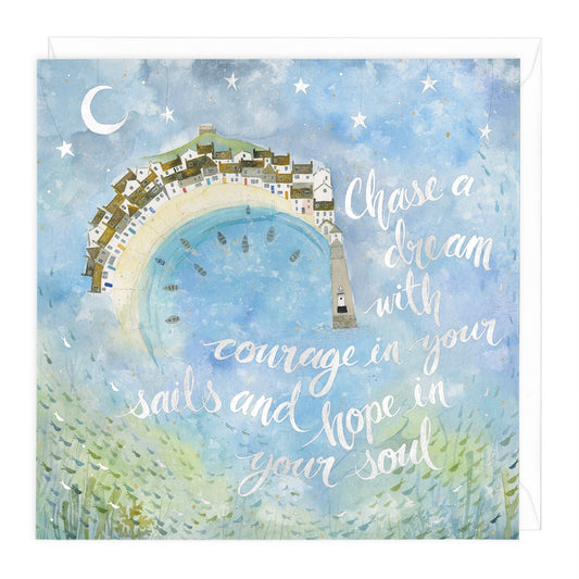 Courage In Your Sails Art Card