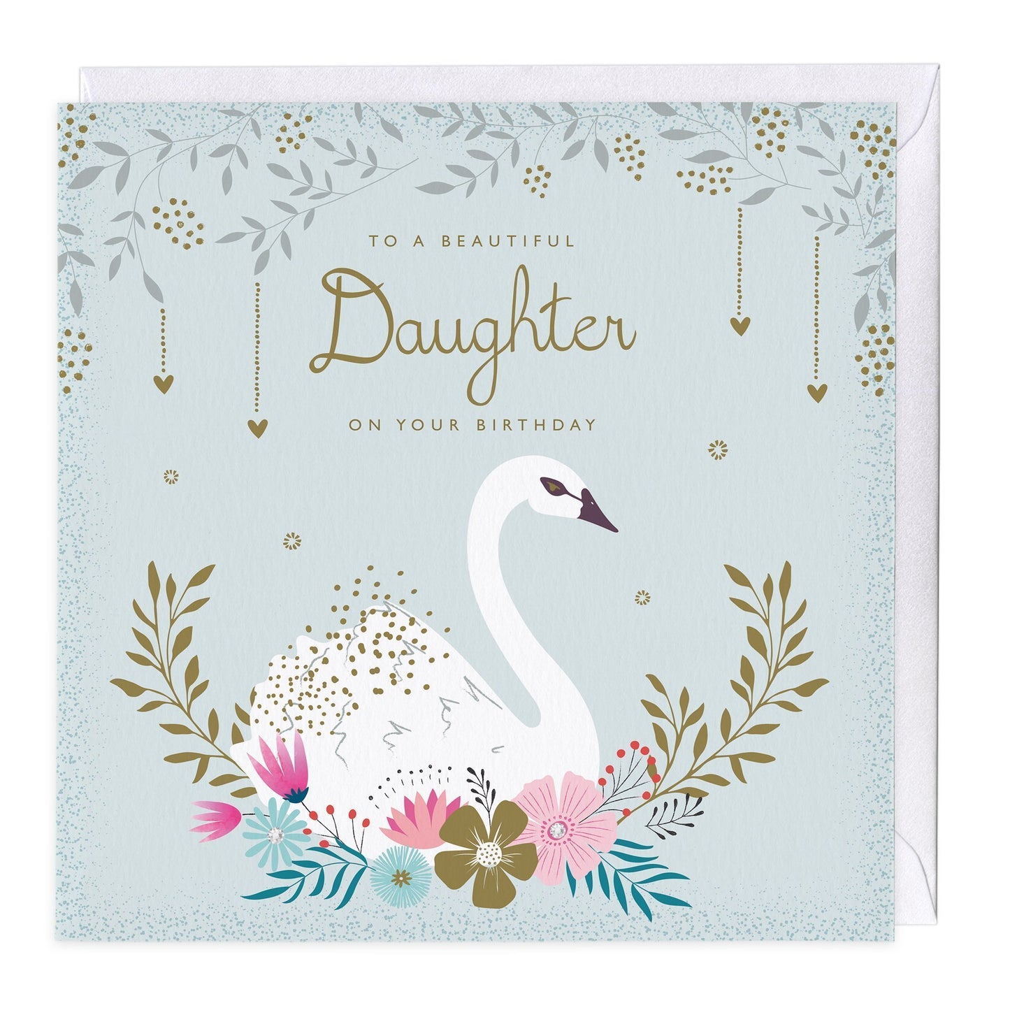 To A Beautiful Daughter Birthday Card