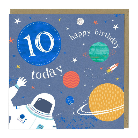 10 Today Astronaut Children's Birthday Card