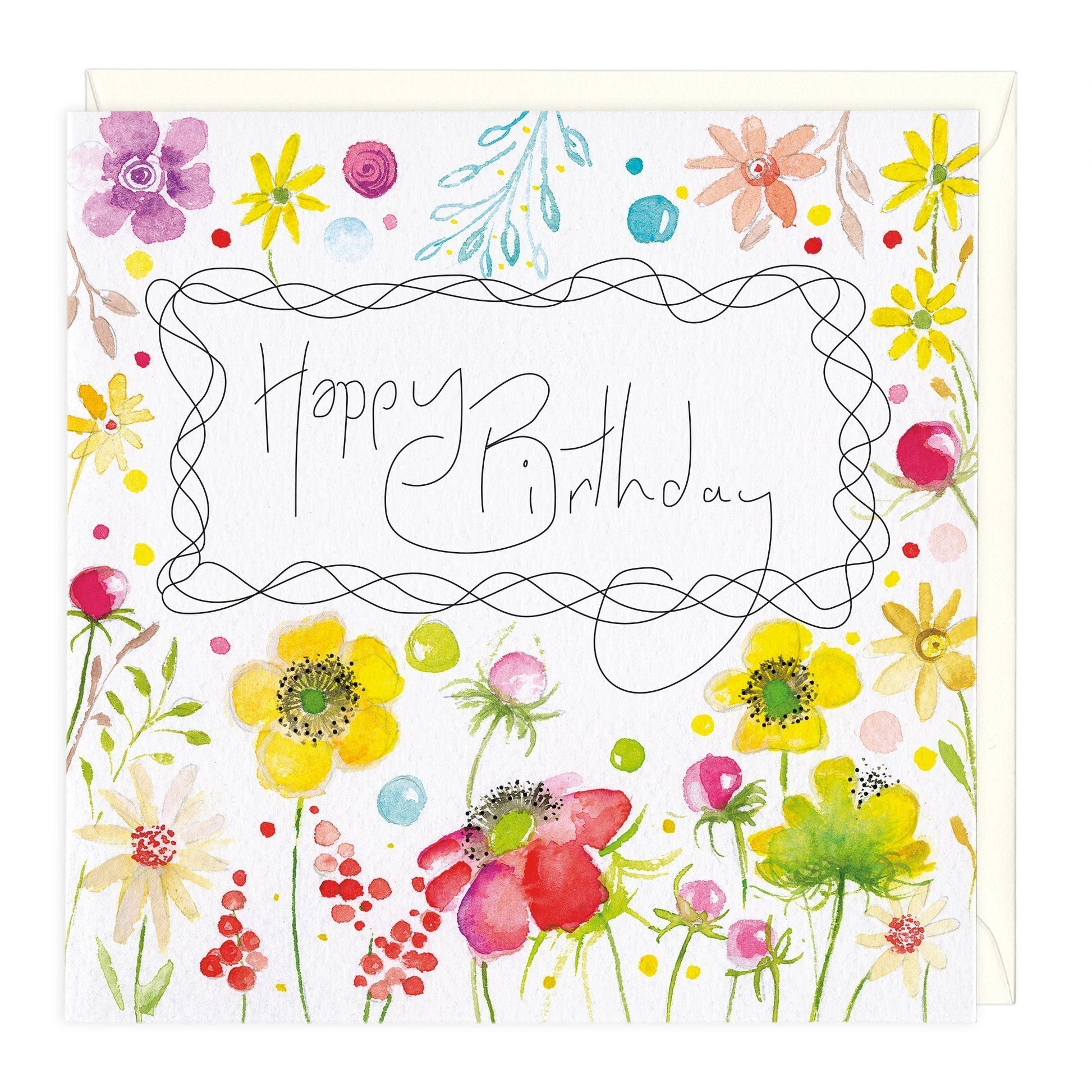 Floral Birthday Card