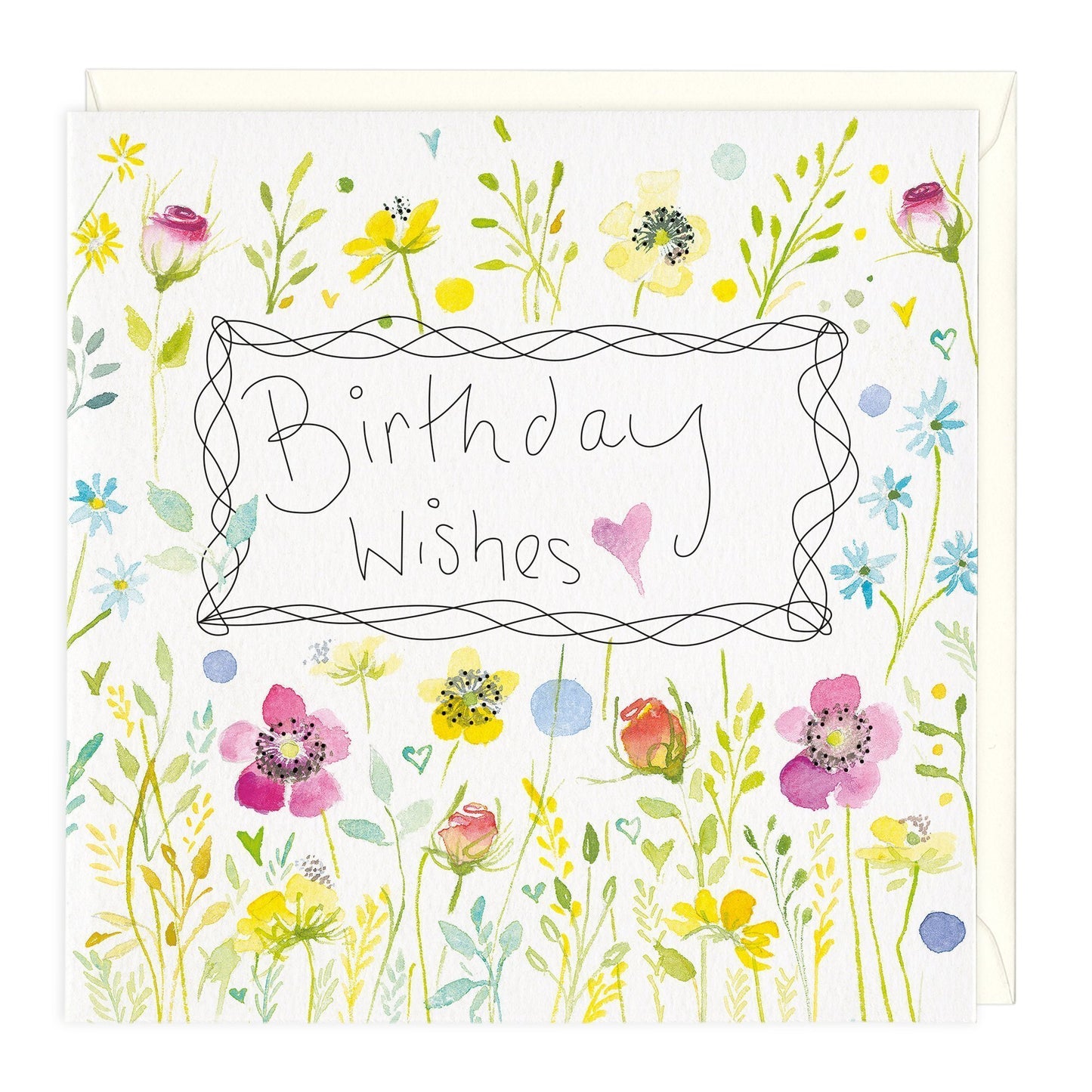 Floral Birthday Wishes Card