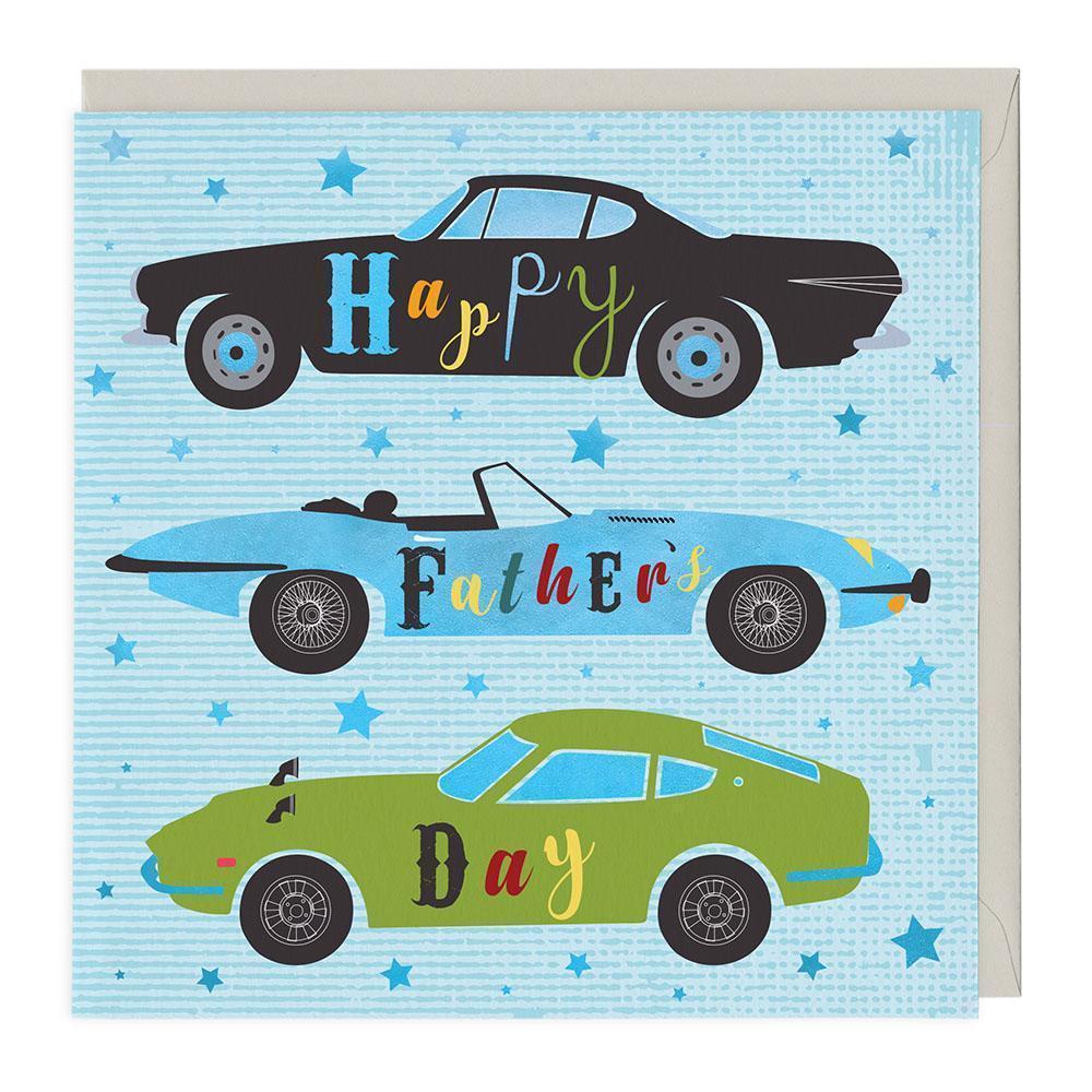 Sports Cars Father's Day Card