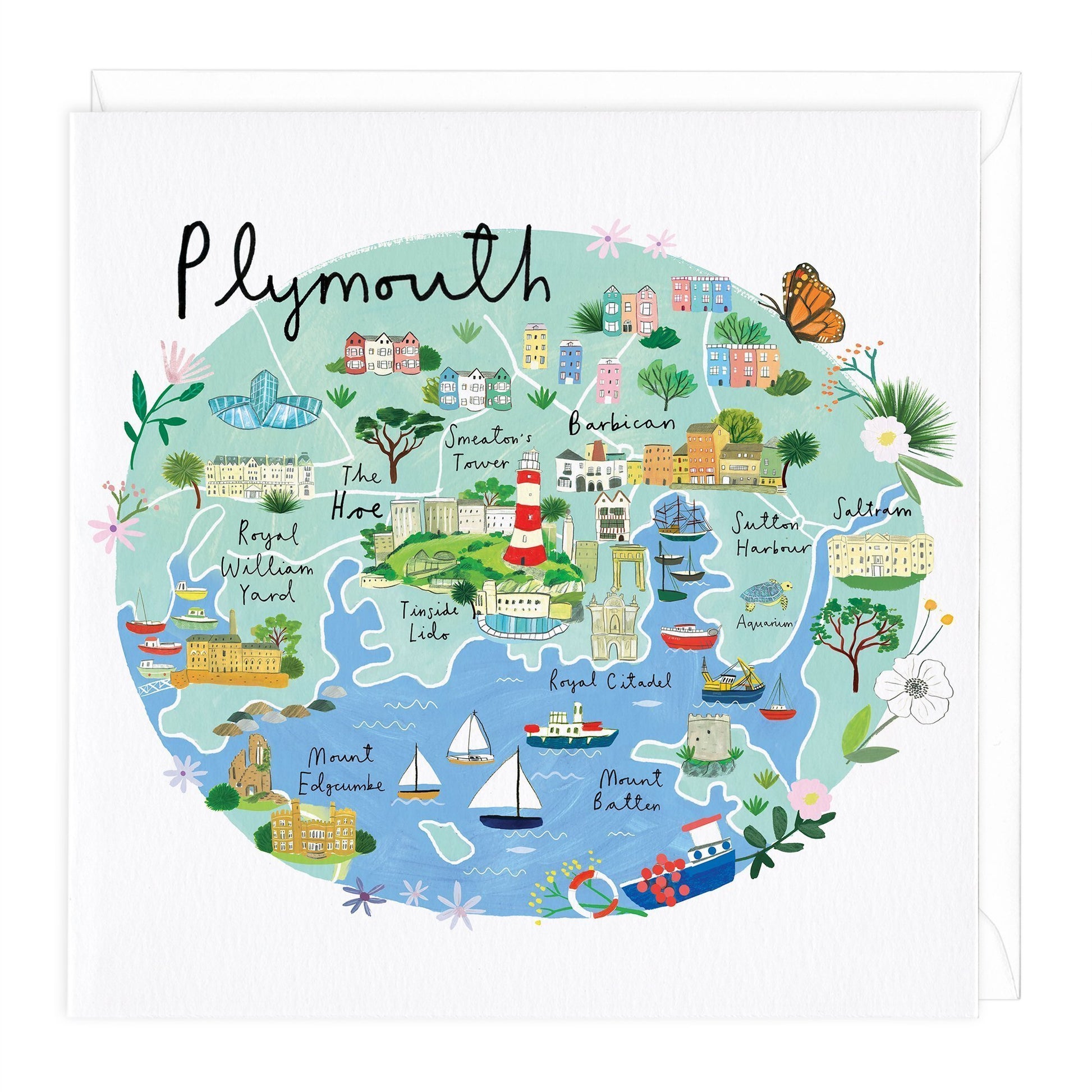 Plymouth Map Card