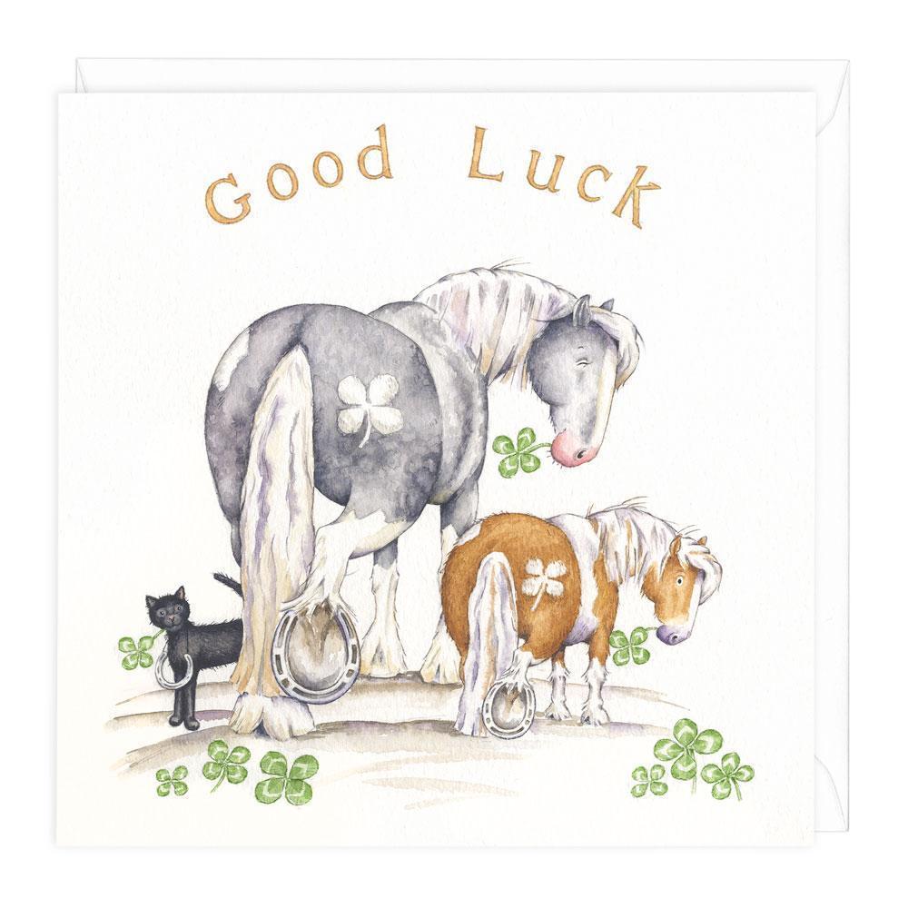 Good Luck Clover Card