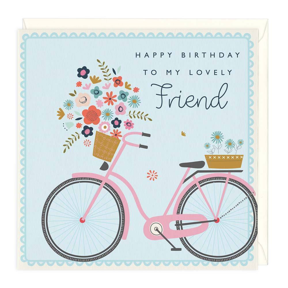 Lovely Friend Birthday Card