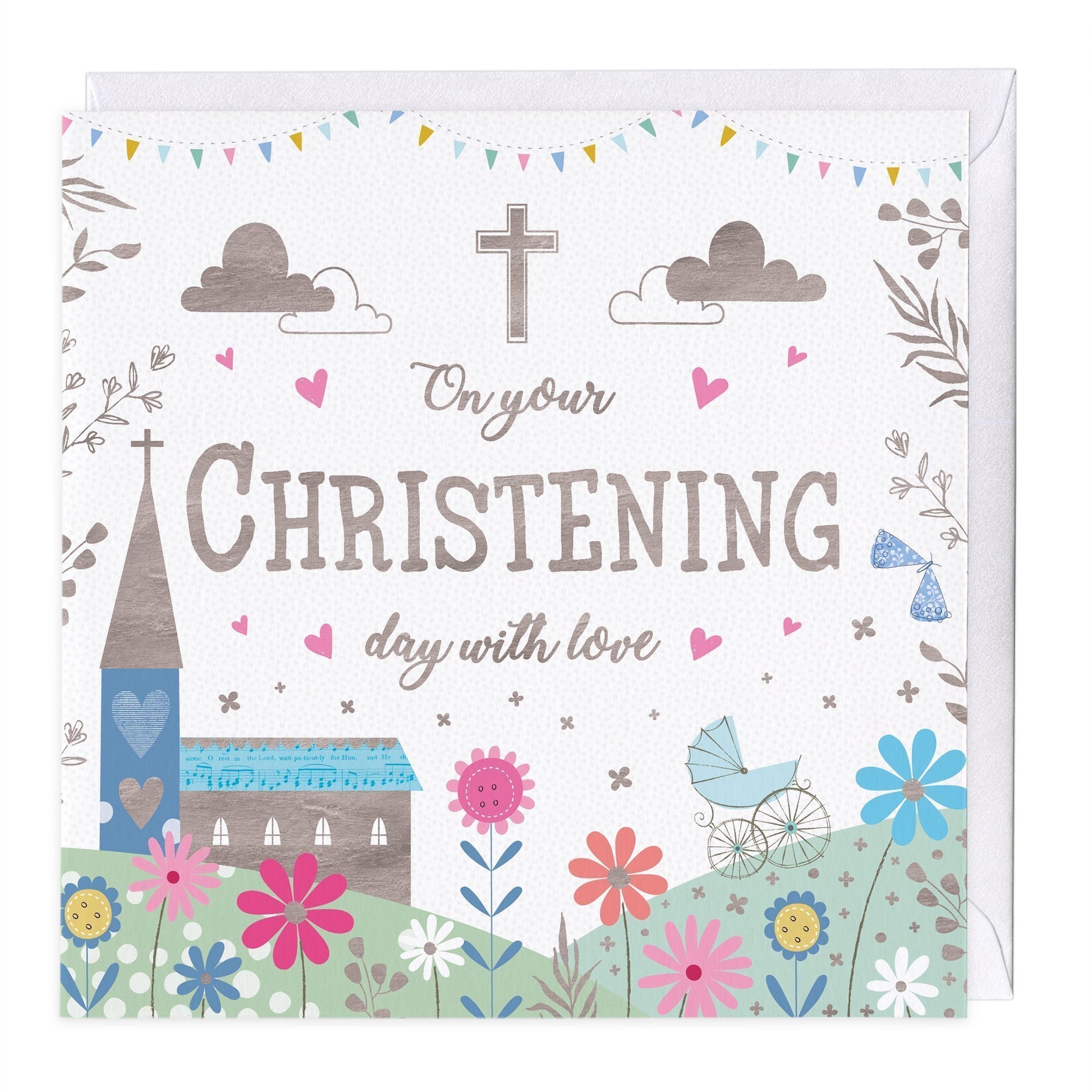 On Your Christening Church Card