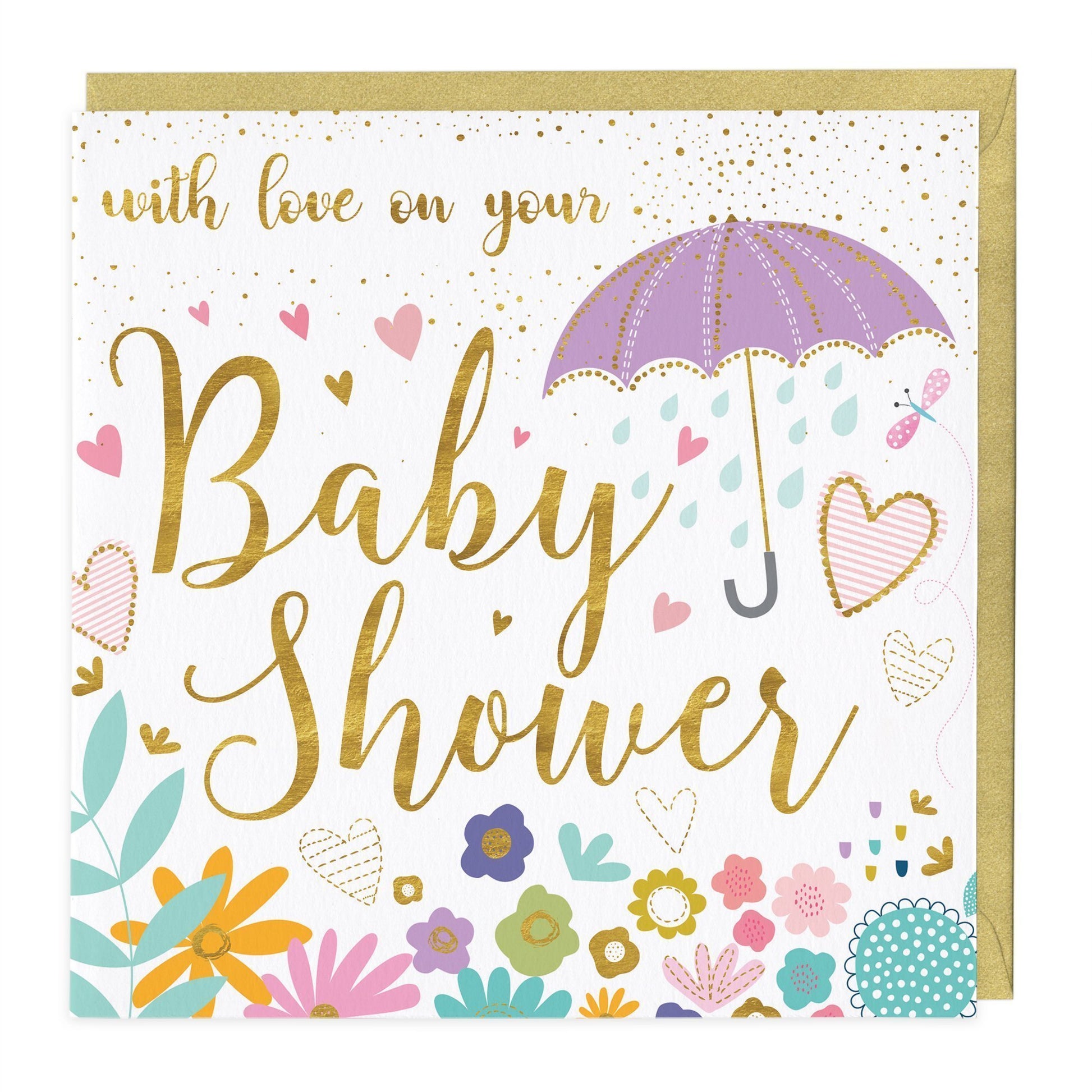 With Love Baby Shower Card