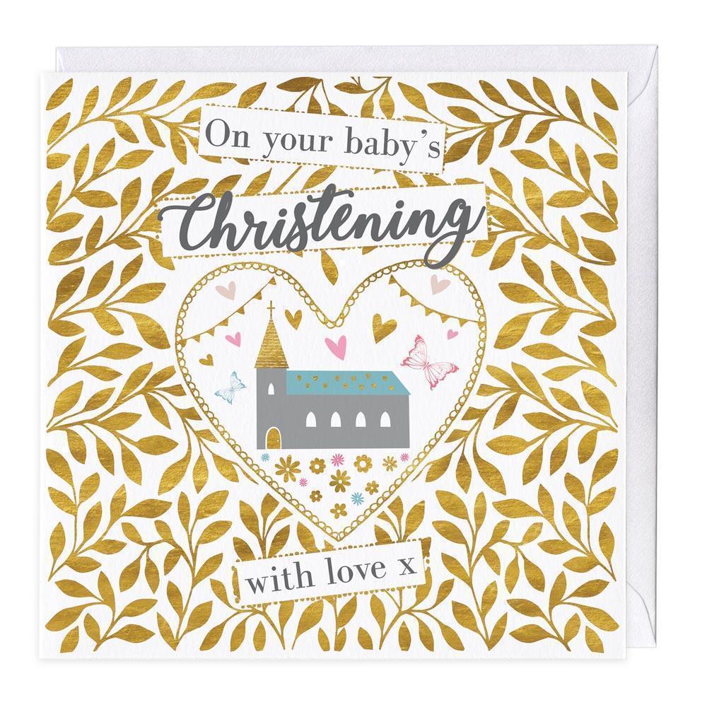 On Your Baby's Christening Card