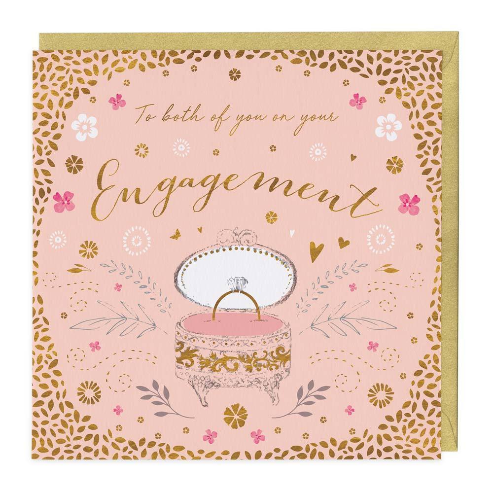 To Both Of You On Your Engagement Card