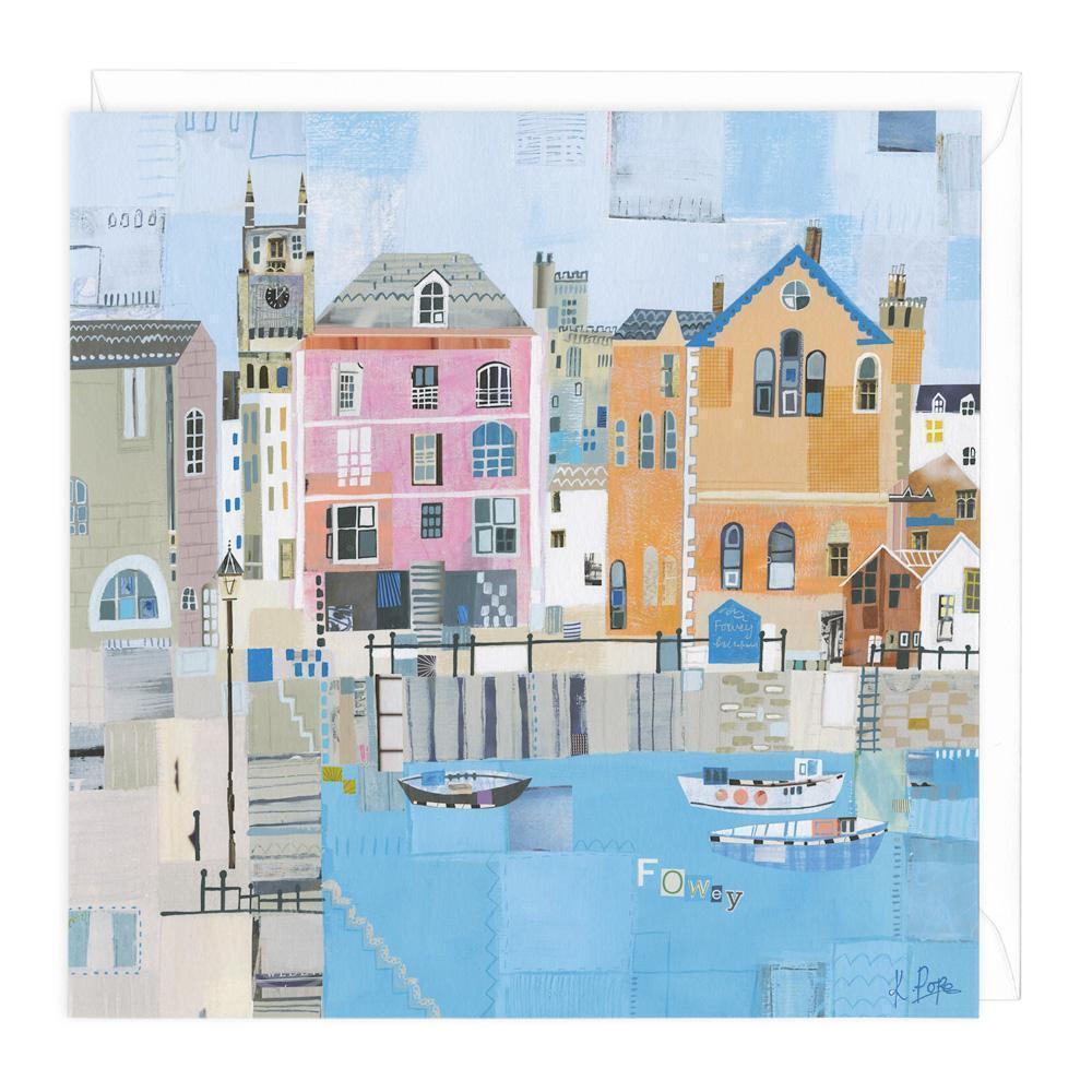 Fowey Patchwork Card