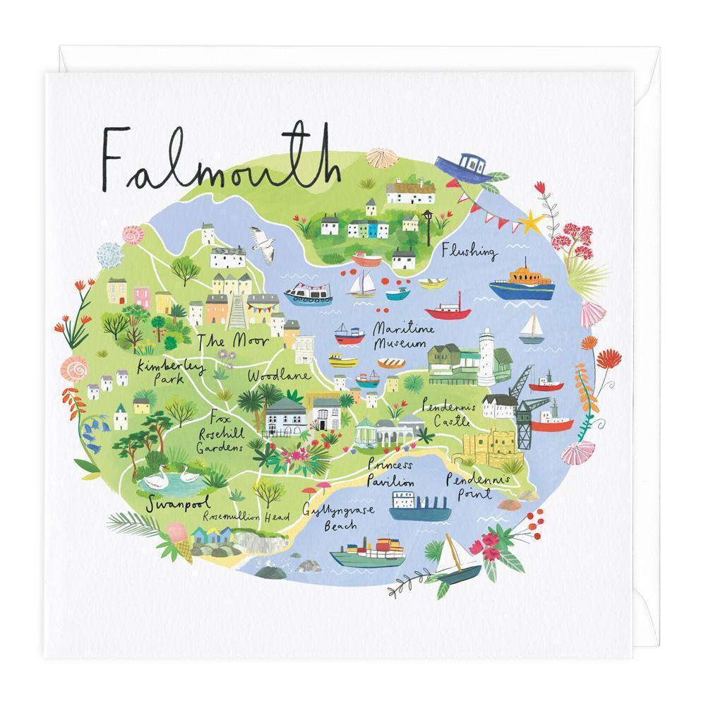 Falmouth Map Card