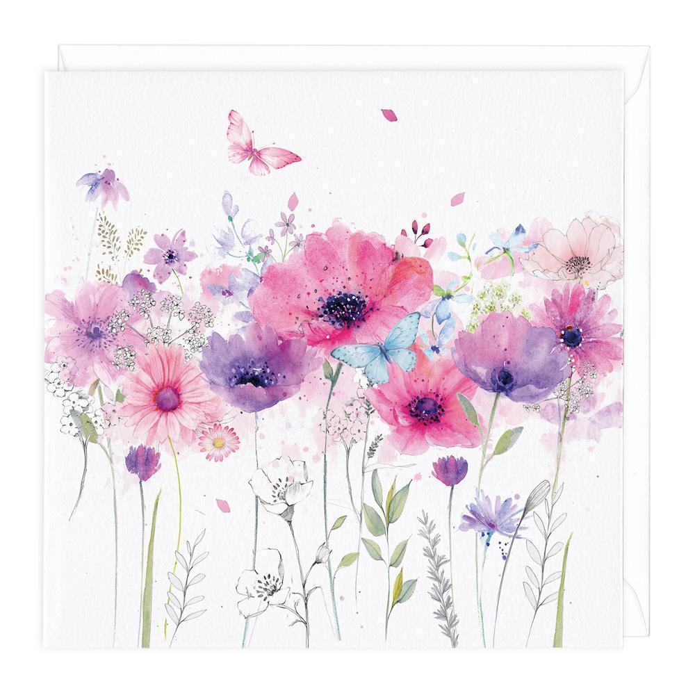 Anemone Floral Card