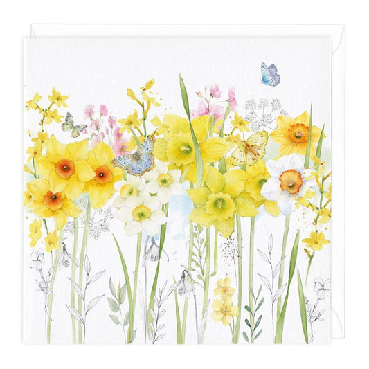 Spring Flowers Floral Card