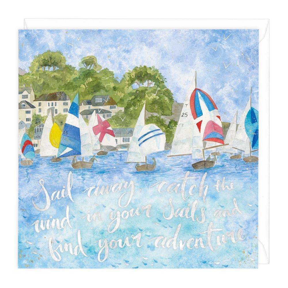 Sail Away Art Card