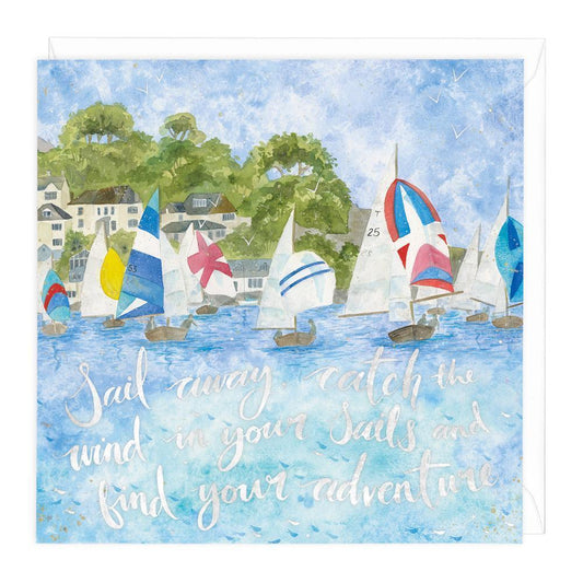 Sail Away Art Card