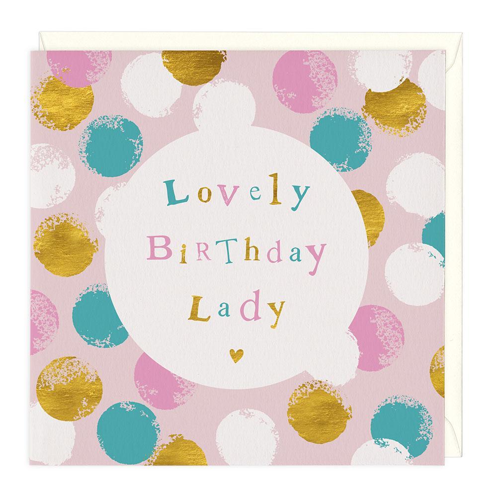 Lovely Birthday Lady Card